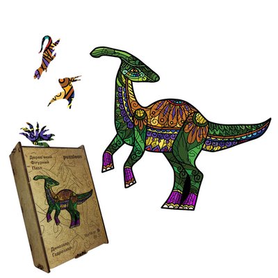 Пазл дерев'яний Динозавр Гадрозавр 22004 фото