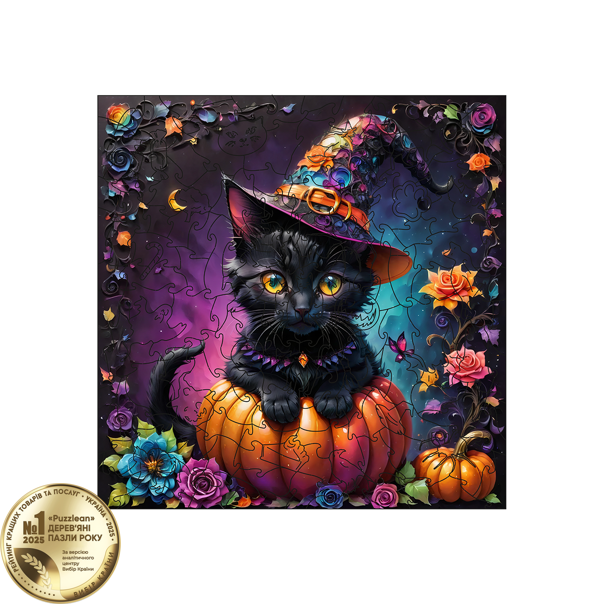 Деревянные пазлы 🎃 Серия «Хэллоуин» — купить в интернет магазине