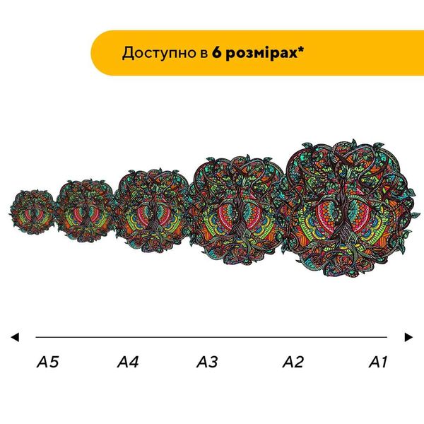 Пазл дерев'яний Дерево Життя 17003 фото