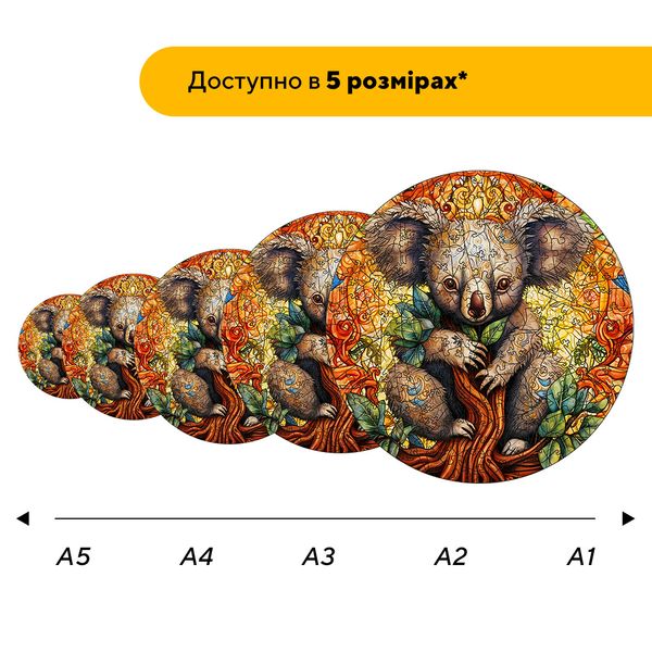 Пазл дерев'яний Пишна Коала 20023 фото