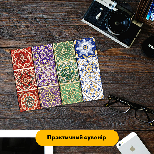 Комплект деревянных пазлов-закладок &laquo;Арабеска в цвете&raquo; 50500 фото